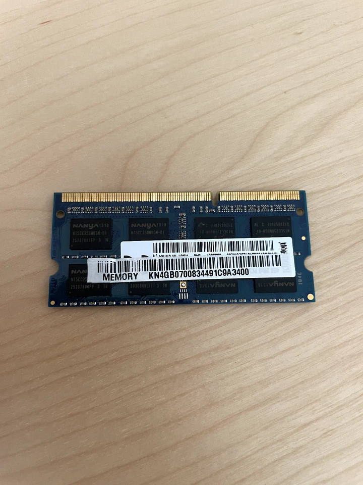 Kingston DDR3 6GB (4GB + 2GB) 2Rx8 / 1Rx8 12800S /  Ram Memory / Laptop - Image 4 of 4