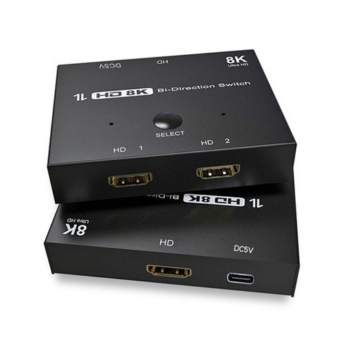 HDMI 2.1 Switcher HD Bi-direction Switch Splitter for HDTV Projector 8K 4K 2x1 - Bild 2 von 14