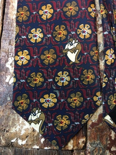 Davenport Looney Tunes Taz Tasmanian Devil Tie 1996 Warner Brothers Unisex - Picture 2 of 7