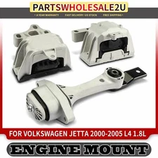 3pcs Engine Motor & Torque Strut & Auto Transmission Mount for VW Jetta 00-05