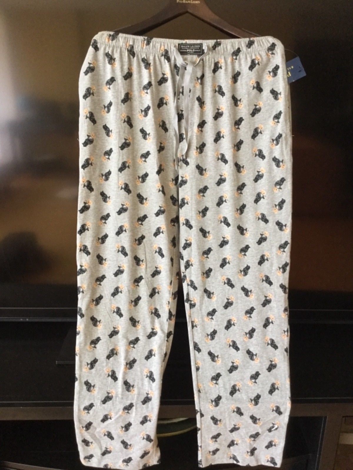 Ralph Lauren Polo Bear Relax fit lounge pajama Pants sz L 100% Cotton NWT Ralph Lauren Polo Bear Relax fit lounge pajama Pants sz L 100% Cotton NWT