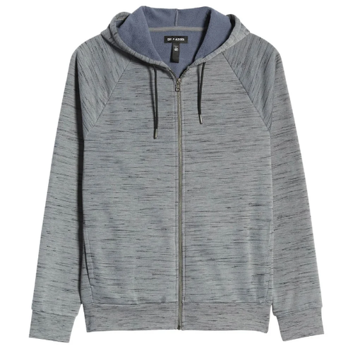 BP. x Alex Costa Mens Space Dye Raglan Zip Hoodie Medium ,Grey/Black,M - 第 5/5 張圖片