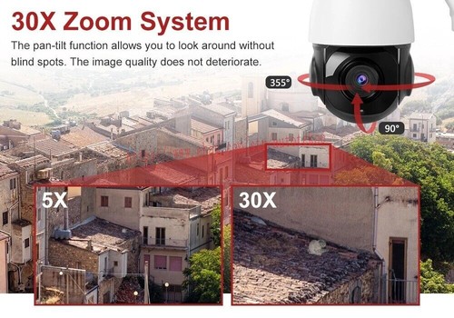 YouTube live streaming 30x zoom 5MP 25fps Wireless POE RTMP PTZ IP Camera IR150M - Picture 6 of 7