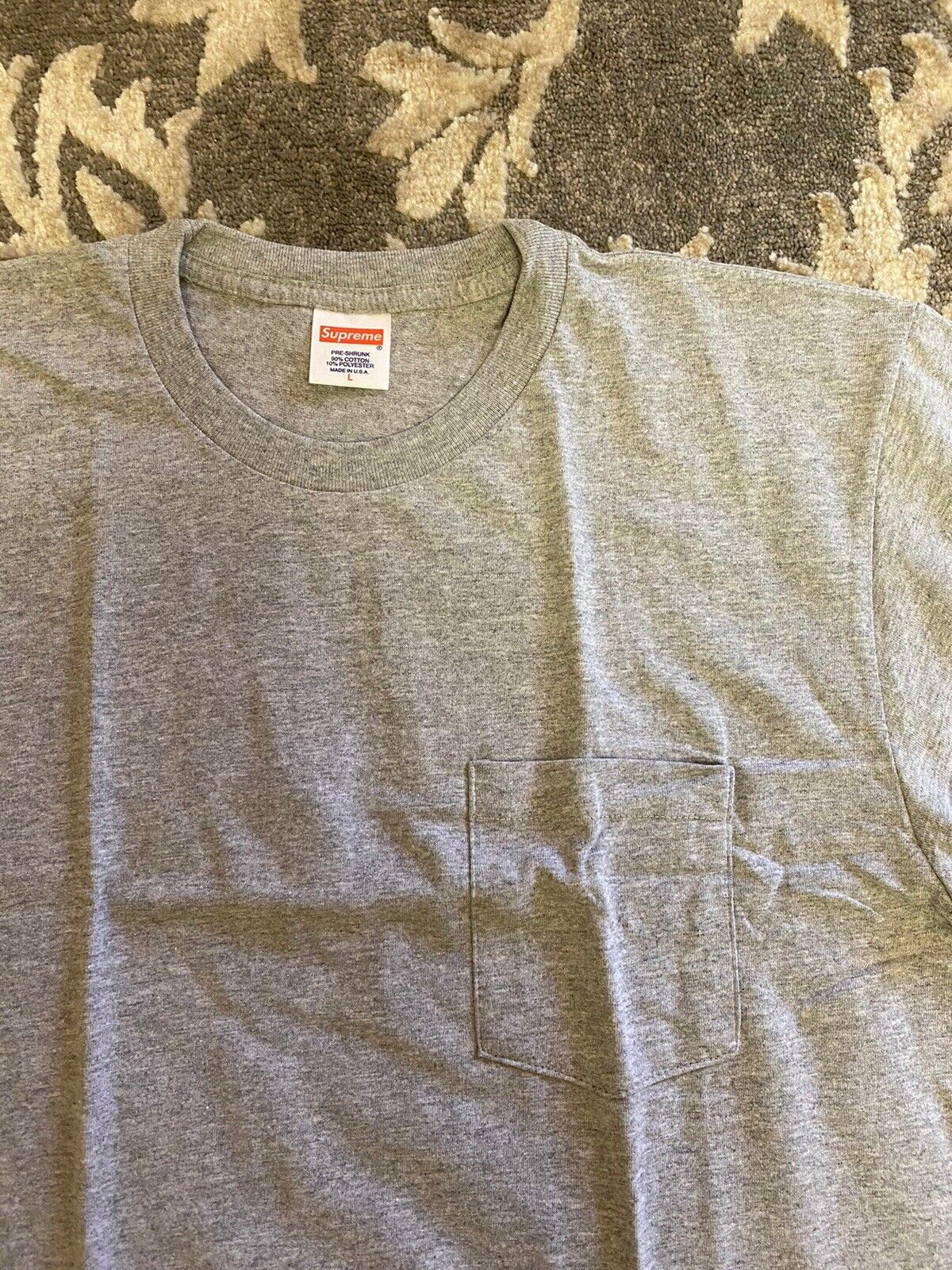 Supreme ANTIHERO DOG TEE Grey L Tシャツ/カットソー(半袖/袖なし) トップス メンズ 【70％OFF】