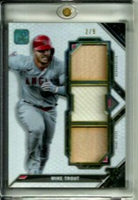 Mike Trout 2021 Triple Threads Relic 