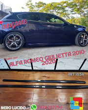 💎SOTTO MINIGONNE ADATTO PER ALFA ROMEO GIULIETTA 2010-2020 NERO LUCIDO💎