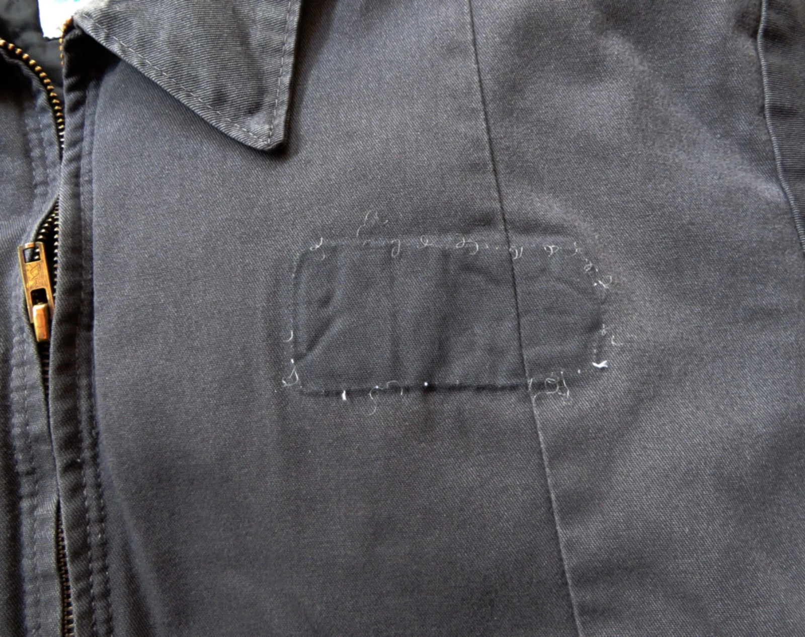 Work Jackets Used Uniform Cintas Unifirst Red Kap Insulated Lined Panel Coat image 3