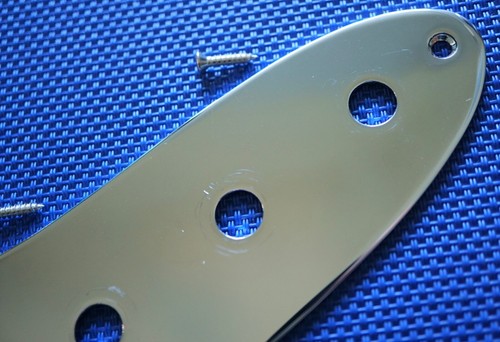 . Fender Vintera II 60s RI Jazz Bass Chrome CONTROL PLATE & Screws, Guitar Part - Bild 3 von 3