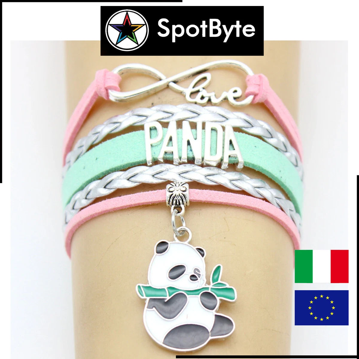 Tom Hope Bracciale Intrecciato Con Ancora – Placcato Oro Rosa, Medium (Fatto A Mano) - 2