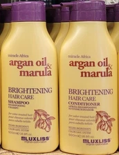 Luxliss Argan Oil & Marula Brightening Hair Care  Shampoo, Conditioner Combo