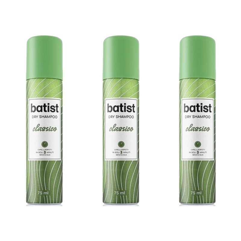 12pz BATIST Dry Shampoo Classico Shampoo a secco per capelli 75ml - Immagine 2