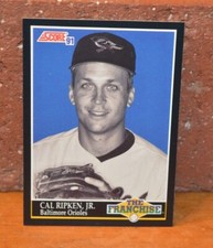 GREAT BASEBALL CARD SCORE '91 THE FRANCHISE CAL RIPKEN, JR. BALTIMORE ORIOLES