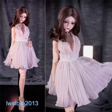 1/6 White Skirt Dress Clothes For 12" Female PH TBL JO Action Figure Body Toys