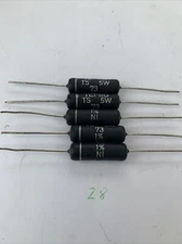 TEPRO  Resistor 73 ohm, 1%, Non-Inductive. 5 Watt New Pack Of (5)