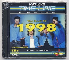 CHARTBUSTER KARAOKE CB-80082 BEST OF 1998 TIME LINE SERIES NEW CD G, OOP