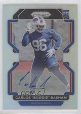 2021 Panini Prizm Rookie Silver Carlos Basham Jr Boogie #436 Auto pe8