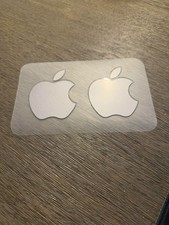 Genuine Apple Logo Sticker Silver From Macbook Air M3