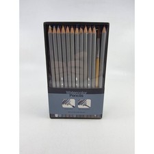 Watercolor Pencils Set of 24 with Brush Water-Soluble Art Drawing Pencils New