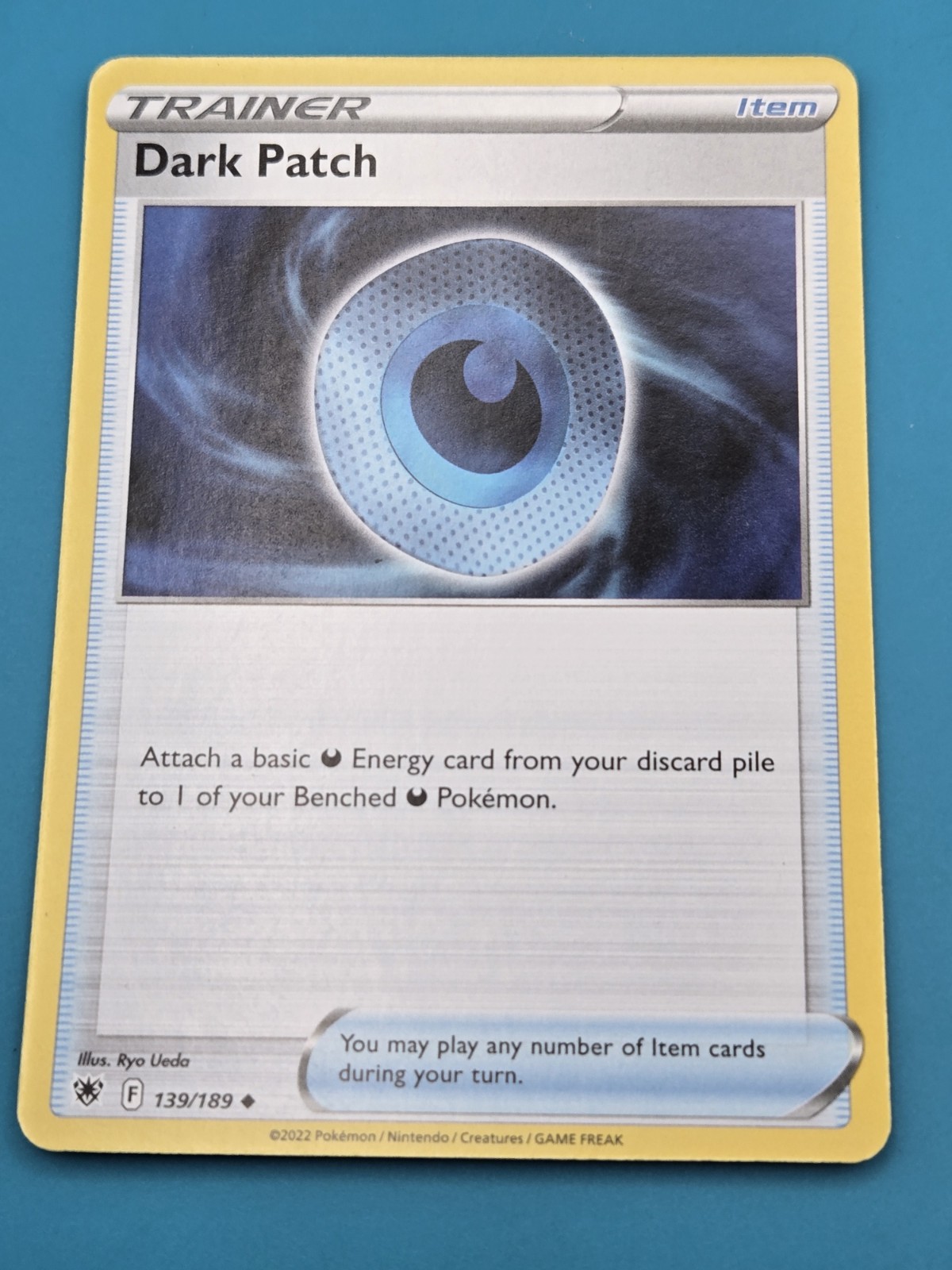 Dark Patch 139/189 Non Holo Astral Radiance Trainer Item Pokemon Card NM