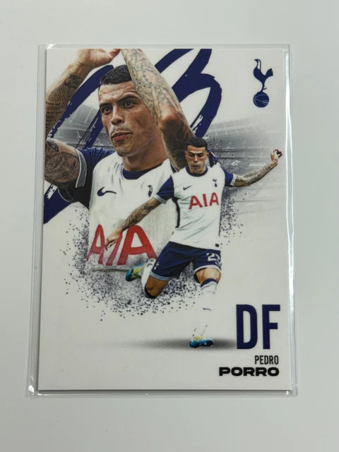 2024-25 Futera FX Tottenham Base Blue #06 Pedro Porro 05/10