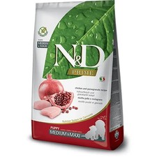 Farmina N&D Prime Chicken & Pomegranate Medium & Maxi Puppy Dry Dog Food - 12kg 7.07 per kilo