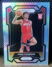 Amen Thompson 2023-24 Panini Prizm Silver Prizm Rookie RC #150