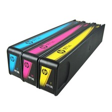 3pk Genuine HP 971XL Color X476dn X576dn X451dn X551dw