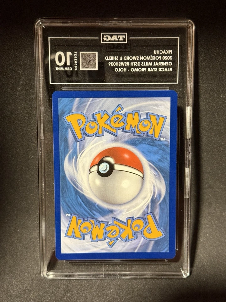 Pikachu - (General Mills) SWSH039 Miscellaneous Cards & Products Holo - TAG 10 - Image 2 of 2