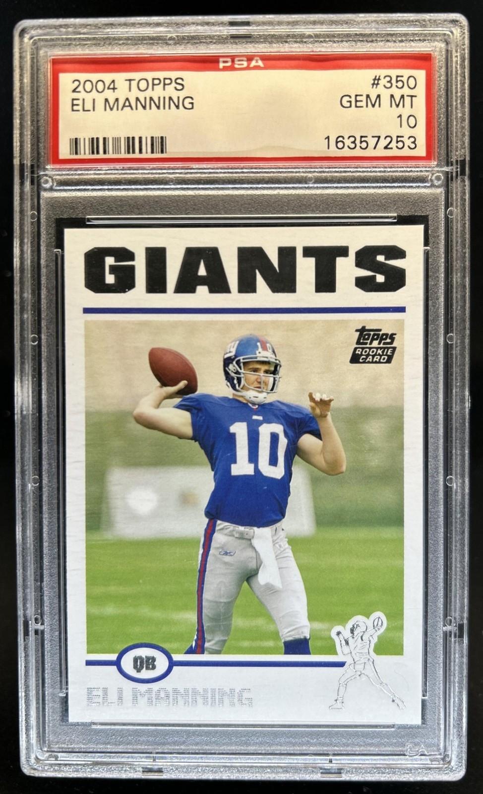 Eli Manning Topps #350 Base