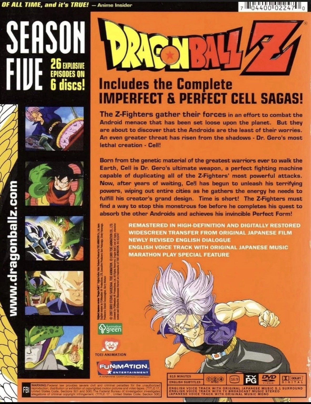 Dragon Ball Z Complete DVD Collection Set Seasons 1-9  *BRAND NEW*