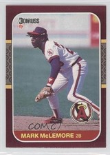 1987 Donruss Opening Day Box Set Mark McLemore #8 0b5