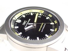 IWC Aquatimer Automatic 2000 Black Dial Men's IW353803 Used with Link and Paper