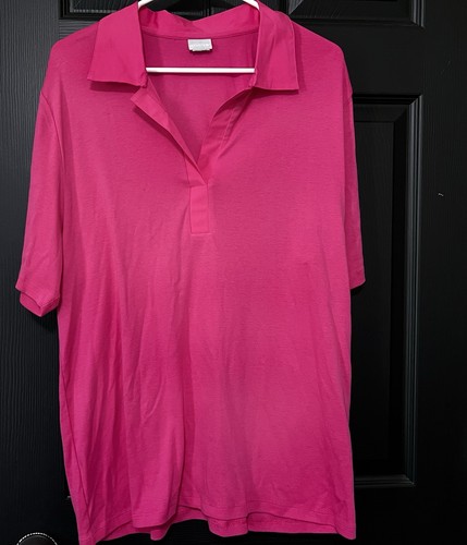 Top donna Chicos taglia 3,5 top collo manica corta rosa - Foto 2 di 7