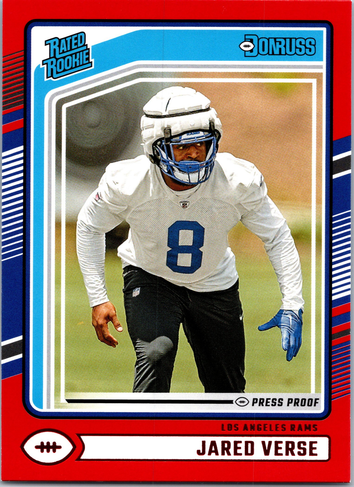 2024 Donruss Red Press Proof #341 Jared Verse RC