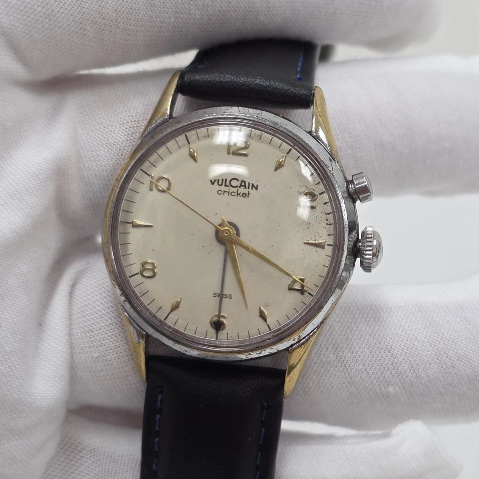 DE COLECCIÓN VULCAIN ALARMA DE CRICKET GRAN PREMIO SUIZO 17 JOYAS CAL 120 305010 Funciona Foto 2 de 4