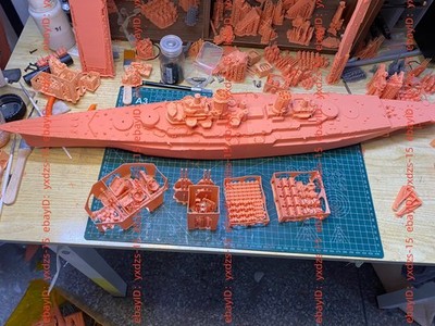 Bausatz 1/350 Uss Constellation Schlachtkreuzer(Voller Rumpf/Wasserlinie)