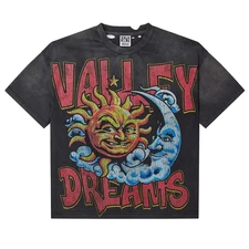 Vale Forever Thrashed Sun Tee Vintage Black