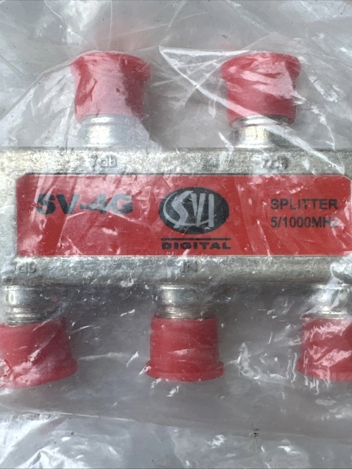 SV-4G 4-way Digital Cable Coaxial Splitter 5-1000mhz Comcast Cox - Image 2 of 4