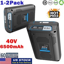 2 Pack 6500mAh Battery For Kobalt 40V KB640-06 KB540-06 KB440-06 KRC840-03 6.0Ah