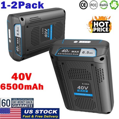2 Pack 6500mAh Battery For Kobalt 40V KB640-06 KB540-06 KB440-06 KRC840-03 6.0Ah