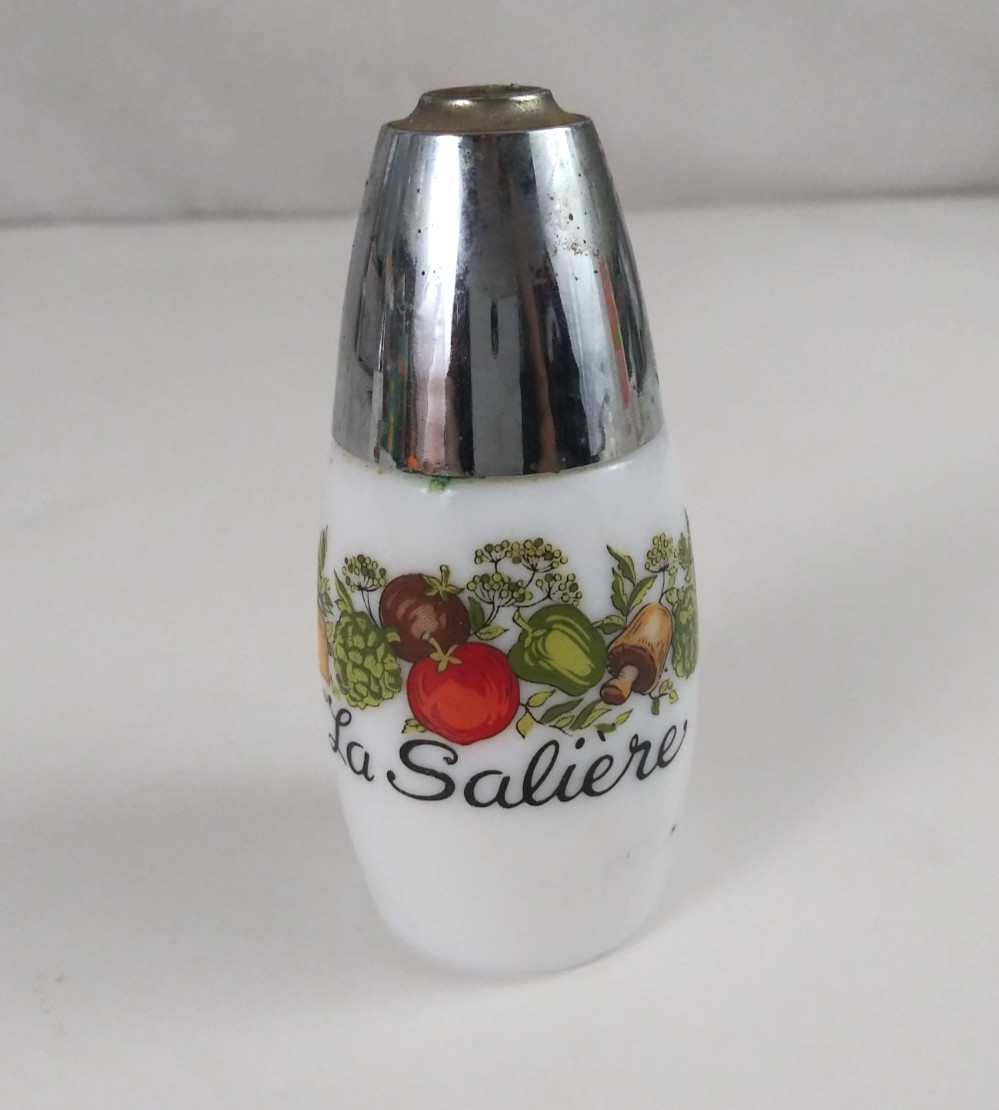 Vintage Gemco Corelle Corning Spice of Life Salt Pepper Shakers