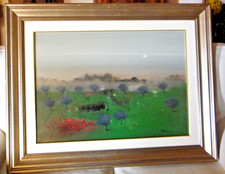 Manlio Bacosi (Perugia 1921-1998)  dipinto ad olio