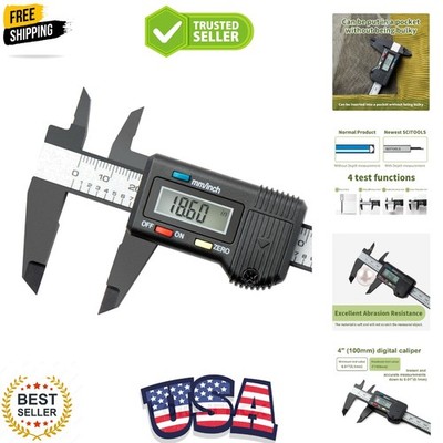 4-Inch Mini Digital Caliper - Precision Measuring Tool for Jewelry & 3D Printing
