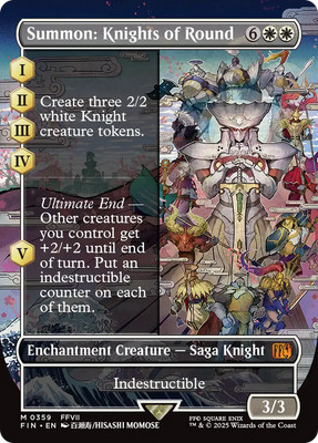 SF・ファンタジー・ホラー FINAL FANTASKNIGHTS OF THE ROUND x1 Summon: Knights of Round FIN Final Fantasy MTG 359 FULL