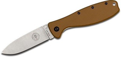 BRK Designed by ESEE Zancudo Folding Knife 3'' Coyote FRN - BRKR2CB D2