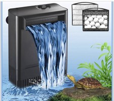 Turtle Tank Filter Aquarium Filter Power Adjustable 20-75 Gal.