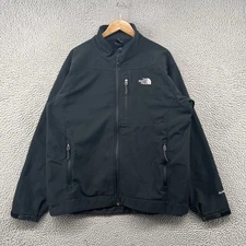 The North Face Softshell Jacket Mens Extra Large Black Windbreaker Apex Windwall