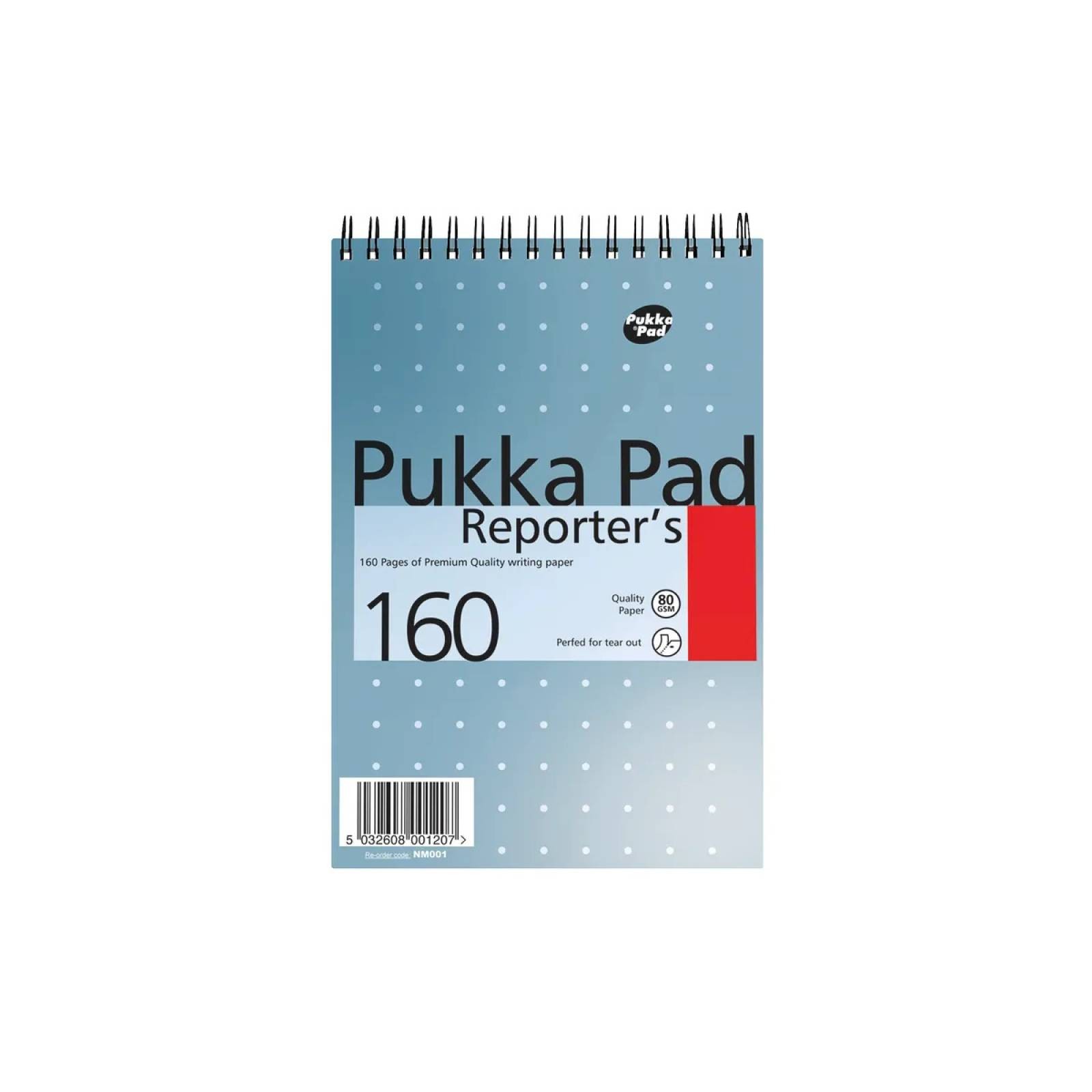 Pukka Pad Reporters Notebook Ruled 205 x 140mm 160 Pages Pack of 3 (NM001)