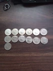 Lot Of 13 Kennedy 50 Cent Pieces 1967-1993