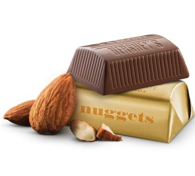 HERSHEY'S NUGGETS ALMOND MILK CHOCOLATE, IN POUNDS BULK VALUE(PICK YOUR BAG NOW)